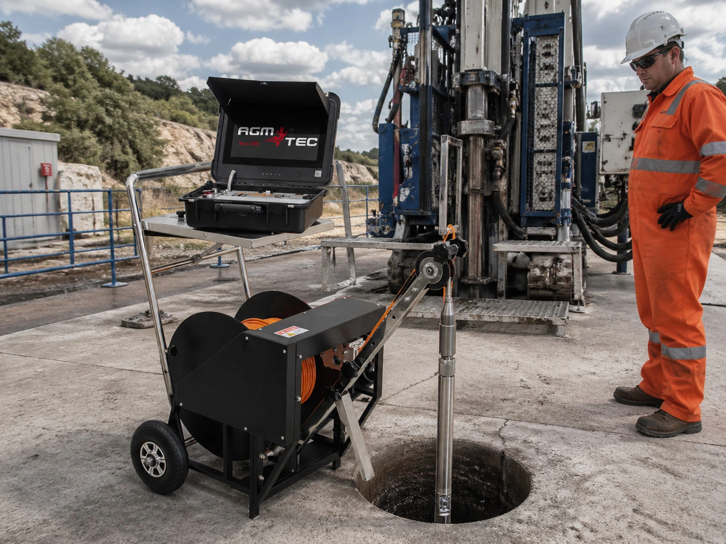 Caméra d'inspection de forages usages